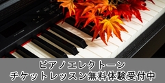 写真：ピアノ・エレクトーンチケットレッスン無料体験申し込み受付中！｜藤枝店